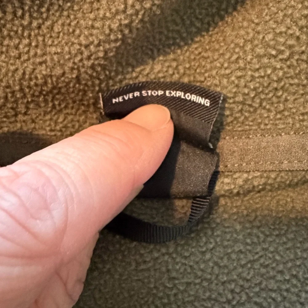 The North Face stay warm